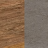 Дуб американский/Серый бетон