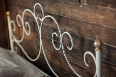 Кованая кровать Флоренция 1.8 с двумя спинками