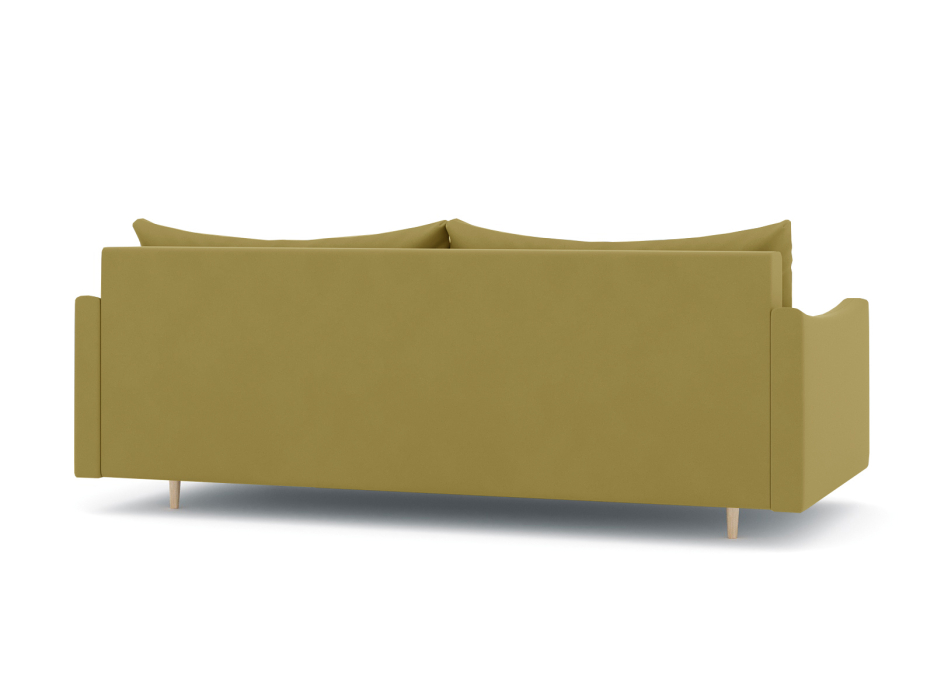 Диваны еврокнижки, Диван-кровать еврокнижка Смайл с подлокотниками, велюр