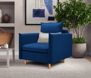 Кресло кровать Оливер, микровелюр