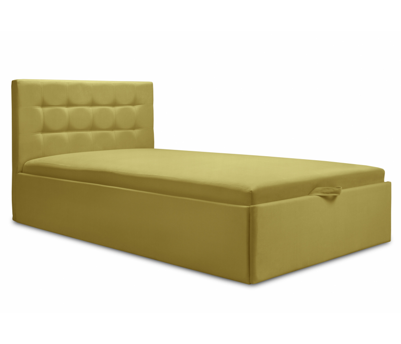 Кровати с мягким изголовьем, Кровать тахта Слип 120 с подъемным механизмом, микровелюр