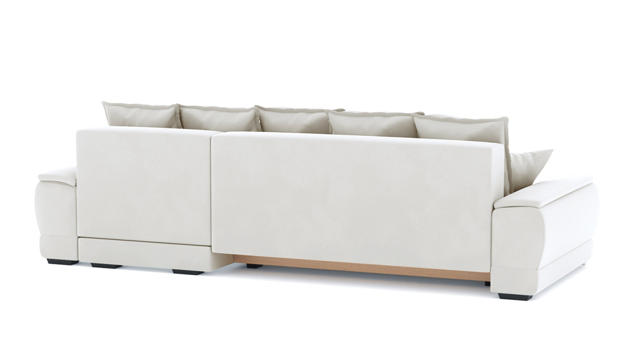 Диваны угловые в гостиную, Диван-кровать угловой Нордвикс ПБ, велюр