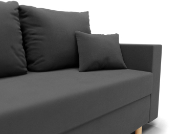 Прямой диван Адам, НПБ,еврокнижка,велюр