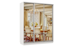 Шкафы-купе 3-х дверные, Шкаф-купе Премьер Лайт 26 (11;11;11) трехдверный