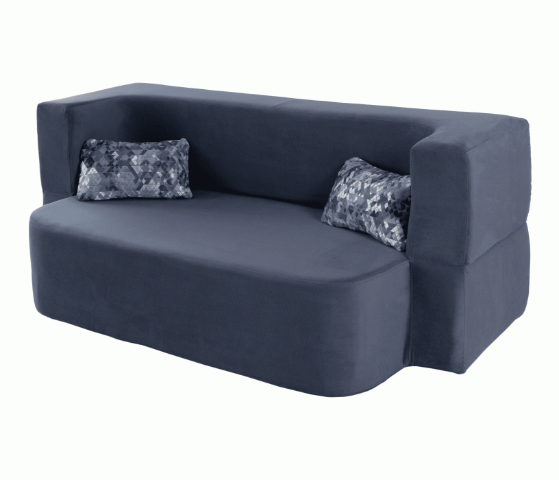 Детские диваны, Бескаркасный диван-кровать "Дадли ЛАЙТ" 1950*1050мм. велюр