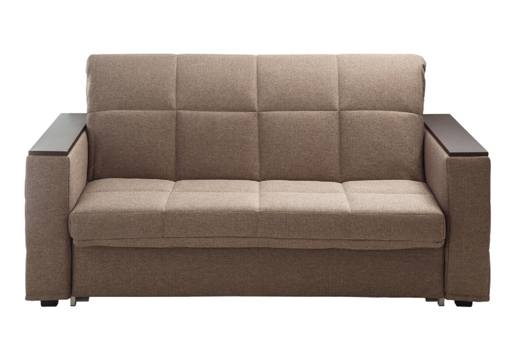 Диваны с ящиком для белья, Диван-кровать Аккордеон Классик 140 см Шерлок, рогожка