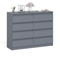 Комоды, Комод восемь выдвижных ящиков Мори МК1200.8