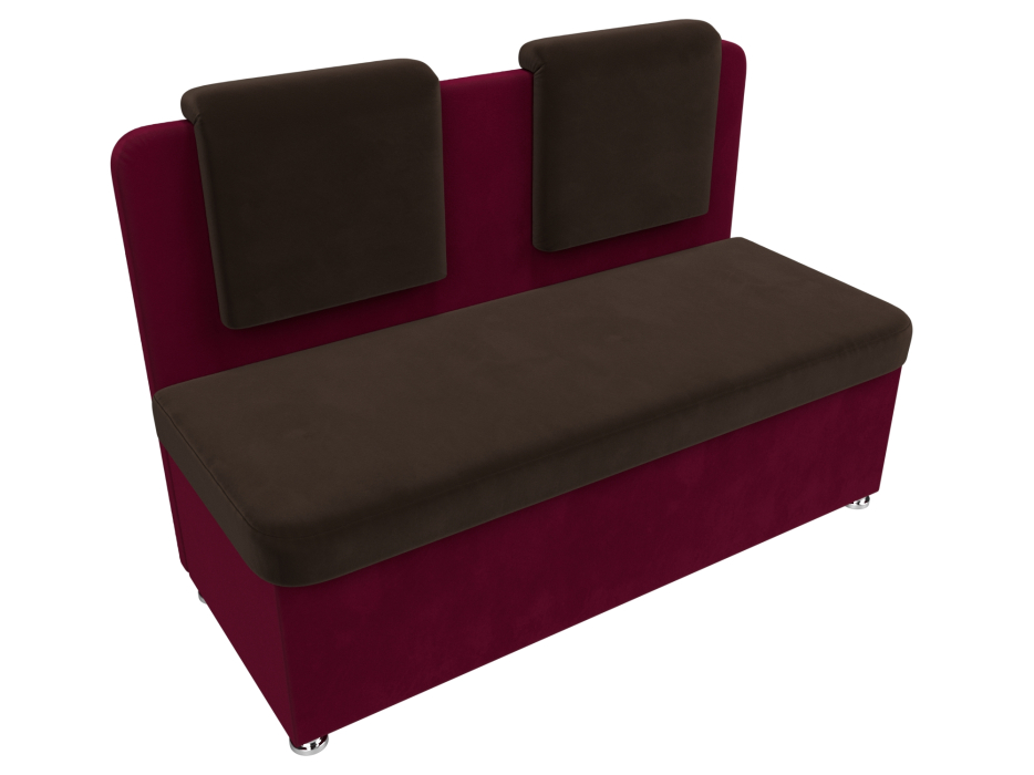Диваны прямые кухонные, Диван кухонный прямой Маккон 2-х местный, микровельвет