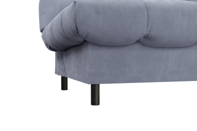 Диван прямой ЮТА, с черными ножками