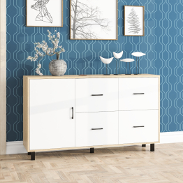 Комод-тумба 4-ре ящика и дверка РВК 125-1504