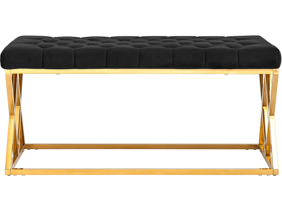 Банкетка в прихожую, Банкетка-скамейка STOOL GROUP ИНСИГНИЯ (Сталь золото)
