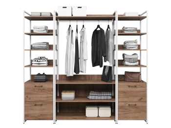 Гардеробная Urban Лофт 04 Белый