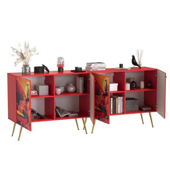 ТВ-тумбы, Два комода-тумбы Кармин