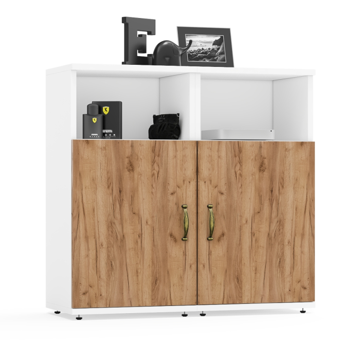 Тумбы, Две тумбы с дверками Лидер-8.