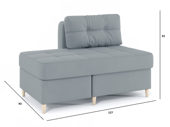 Диван-кровать еврокнижка трасформер  Уно 2, рогожка