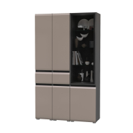 Витрины, Шкаф с ящиком 2 штуки Сидней и шкаф-витрина Сидней 13.201