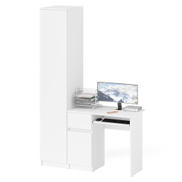 Стол компьютерный МС-1 левый с пеналом Мори 400