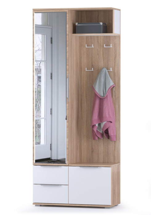 Прихожая, Прихожая Куба Шкаф комбинированный 10.14