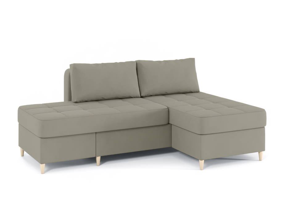 Диваны угловые в гостиную, Диван-кровать угловой Оливер 2 еврокнижка-трансформер, велюр