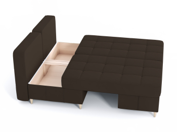 Диван-кровать угловой Оливер Люкс 2 еврокнижка-трансформер, велюр