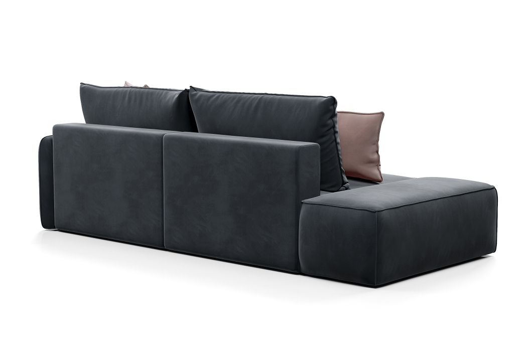 Диваны с ящиком для белья, Диван прямой ПОРТЛЕНД с банкеткой