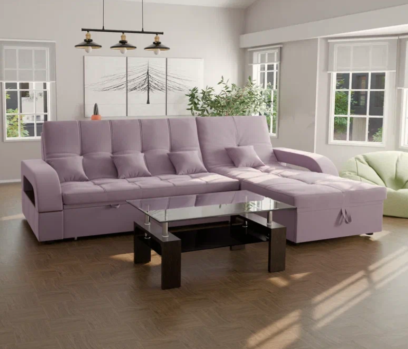 Диваны модульные угловые, Модульный диван Майами-2,микровелюр,антивандальная ткань,венеция