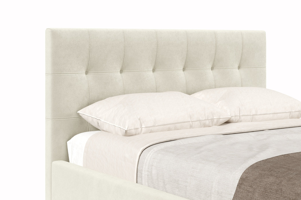 Мягкая кровать, Кровать Турин 1400 с подъёмным механизмом, велюр