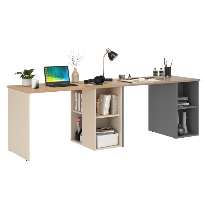 Прямые компьютерные столы, Два письменных стола Лайт 12.163