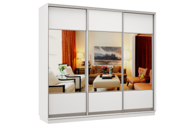 Шкаф-купе Премьер Лайт 53 (05;05;05) трехдверный