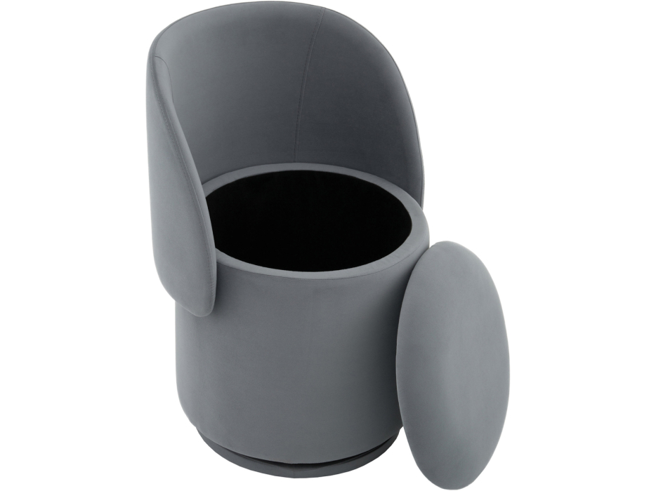 Пуфы, Пуф STOOL GROUP трансформер Таунсвилл вращающийся с ящиком