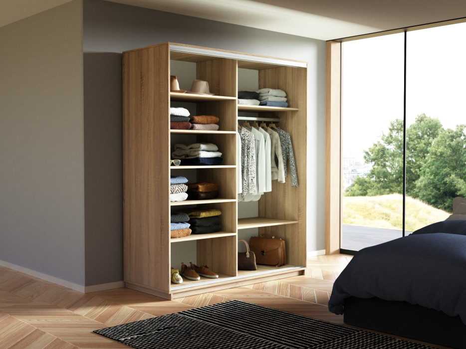 Шкафы-купе 2-х дверные, Шкаф-купе Экспресс 2-х дверный Фотопечать Шары Стекла 160х60х240