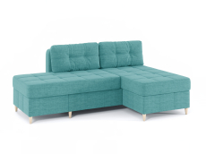 Диваны угловые в гостиную, Диван-кровать угловой Оливер Люкс 2 еврокнижка-трансформер, рогожка