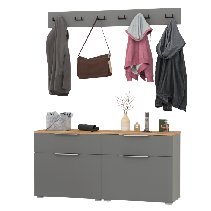 Прихожие, Две обувницы с вешалкой для одежды Октава.