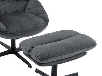 Кресло STOOL GROUP Оррелл с оттоманкой