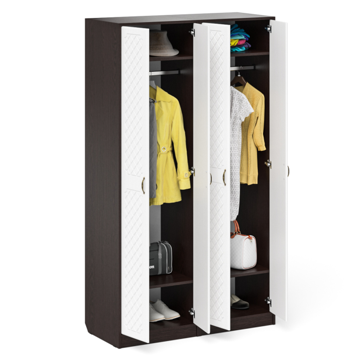 Прихожие, Два шкафа для прихожей П-6 МДФ фрезеровка ромб