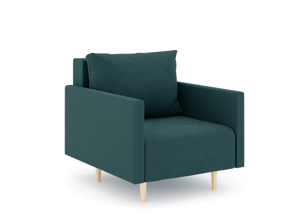 Кресло для отдыха, Кресло для отдыха Милли с подлокотниками, велюр