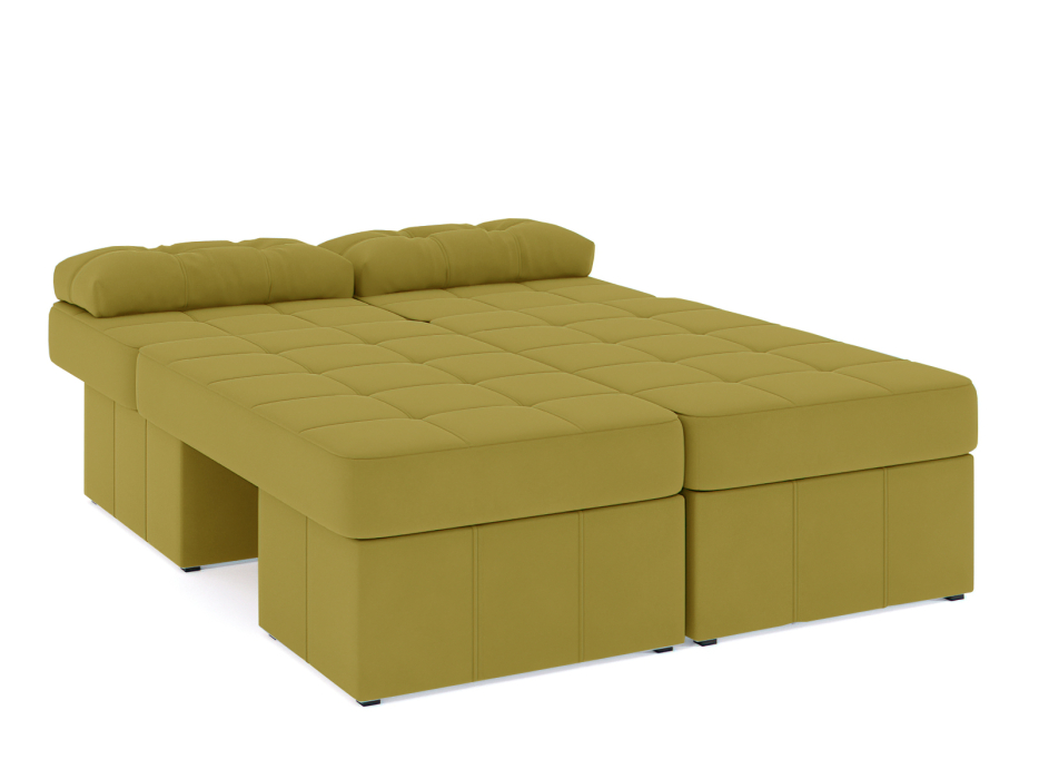 Диваны угловые в гостиную, Диван-кровать угловой Оливер Люкс еврокнижка-трансформер, велюр