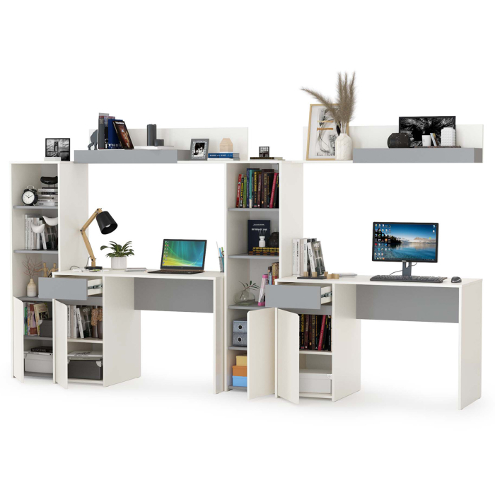 Для девочек, Уголок для учёбы двух школьников Торонто № 08