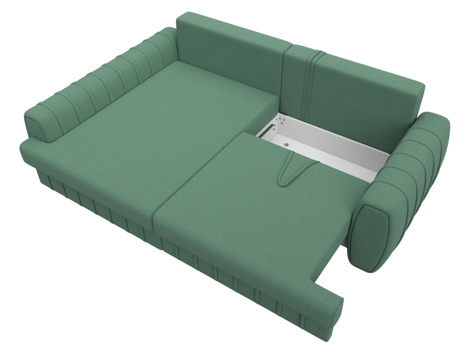 Диваны угловые в гостиную, Диван угловой Лига-057 НПБ угол левый, рогожка Амур