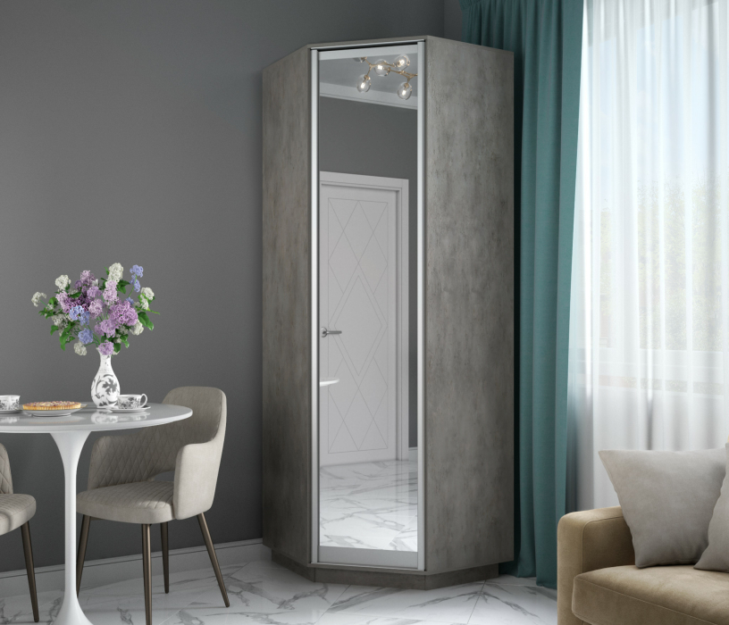 Для одежды, Шкаф распашной Угловой Экспресс, 90х90х240 см