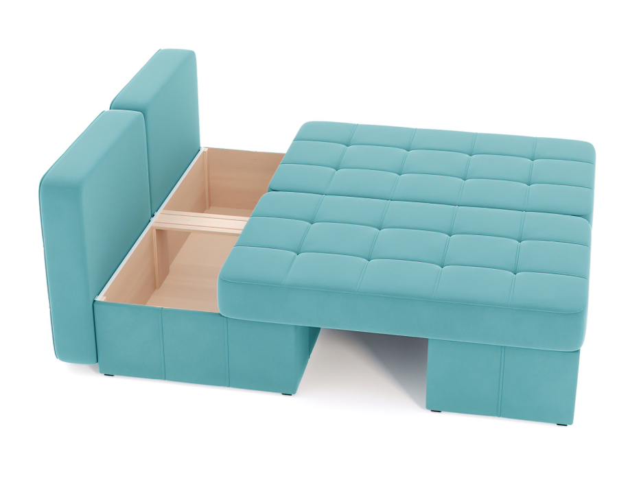 Диваны угловые в гостиную, Диван-кровать угловой Оливер Люкс еврокнижка-трансформер, велюр