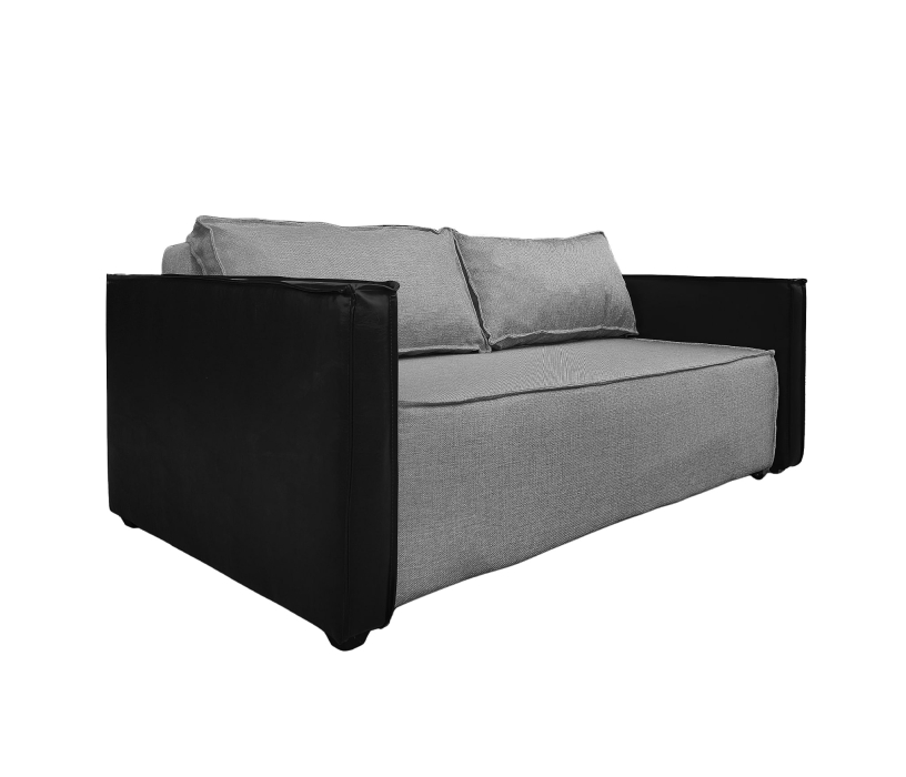 Диваны с ящиком для белья, Диван-кровать Барон аккордеон 140, велюр/экокожа