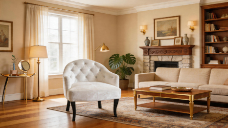 Кресло Будуарное, Базовые ткани, Velutto Soft