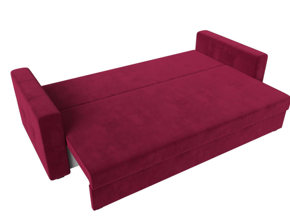 Диваны еврокнижки, Прямой диван Лига-006, микровельвет