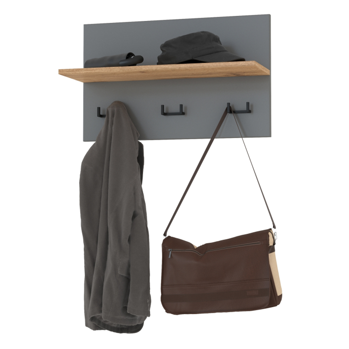 Настенные, Вешалка с полочкой Октава 15.14.01.