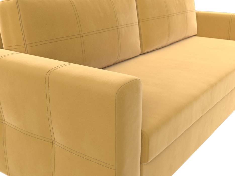 Диваны еврокнижки, Прямой диван Лига-006, микровельвет