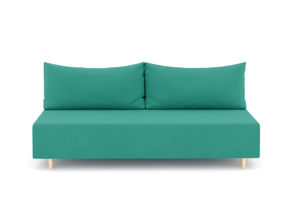 Диваны еврокнижки, Диван-кровать еврокнижка Смайл без подлокотников, велюр