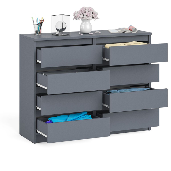 Комоды, Комод восемь выдвижных ящиков Мори МК1200.8