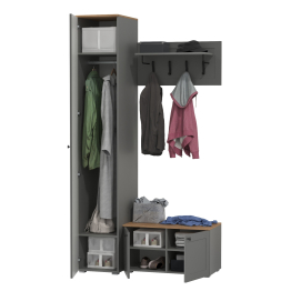 Пенал с тумбой и вешалкой для верхней одежды Остин