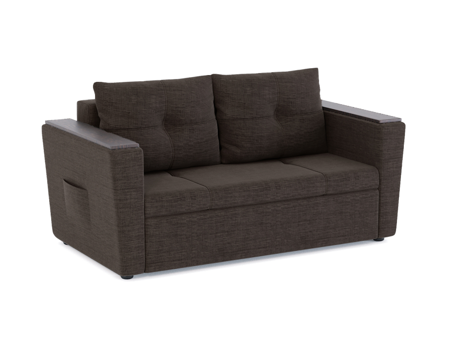 Диваны еврокнижки, Диван-кровать Дубай Майами еврокнижка-трехсекционная, рогожка